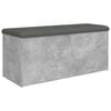vidaXL Banco de arruma&ccedil;&atilde;o 102x42x45 cm derivados madeira cinza cimento