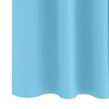vidaXL Cortinas Blackout com Argolas 2 pcs Azul Claro 260 x 140 cm