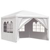 vidaXL Tenda para festas 3x3 m branco