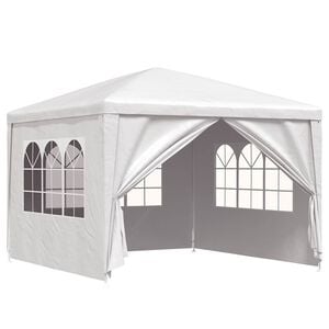 vidaXL Tenda para festas 3x3 m branco