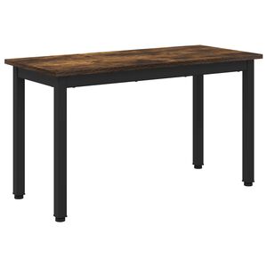 vidaXL banco Carvalho Fum&ecirc; 80 x 35 x 45 cm Derivados de Madeira