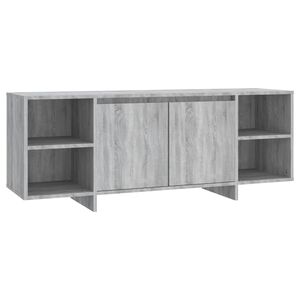 vidaXL M&oacute;vel de TV 130x35x50 cm aglomerado cor sonoma cinzento