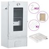 vidaXL Defumador p/ churrasqueira c/ gerador fumo frio a&ccedil;o galvanizado