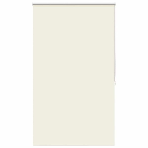 vidaXL Cortina de rolo blackout, 104,4 x 175 cm, largura do tecido 100 cm, branco-creme