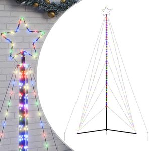 vidaXL LED &Aacute;rvore de Natal 615 LEDs Coloridos 404,5 cm