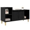 vidaXL Gabinete para TV Carvalho Preto 100 x 35 x 55 cm
