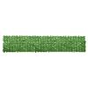 vidaXL Tela de varanda com folhas verdes 400x75 cm