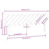 vidaXL Cabeceira de cama 196x3x80,5 cm pinho maci&ccedil;o
