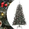 vidaXL &Aacute;rvore de Natal Artificial Verde 150 cm PVC, Pl&aacute;stico e A&ccedil;o