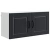vidaXL Arm&aacute;rio de Parede PORTO Preto 80 x 31 x 40 cm