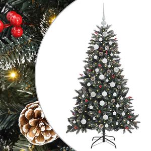 vidaXL &Aacute;rvore de Natal Artificial Verde 150 cm PVC, Pl&aacute;stico e A&ccedil;o