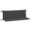 vidaXL Almofad&otilde;es banco jardim 2pcs 150x50x7cm tecido oxford antracite