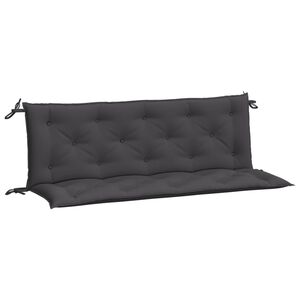 vidaXL Almofad&otilde;es banco jardim 2pcs 150x50x7cm tecido oxford antracite