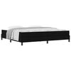 vidaXL Cama Box com colch&atilde;o Preto 200 x 200 cm tecido