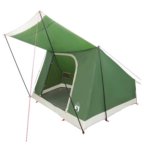 vidaXL Barraca de Camping com telhado Verde 282 x 225 x 154 cm tafet&aacute;