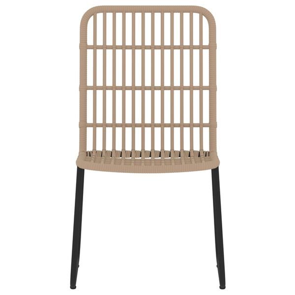 vidaXL 5 pcs conjunto de jantar para jardim cor de carvalho