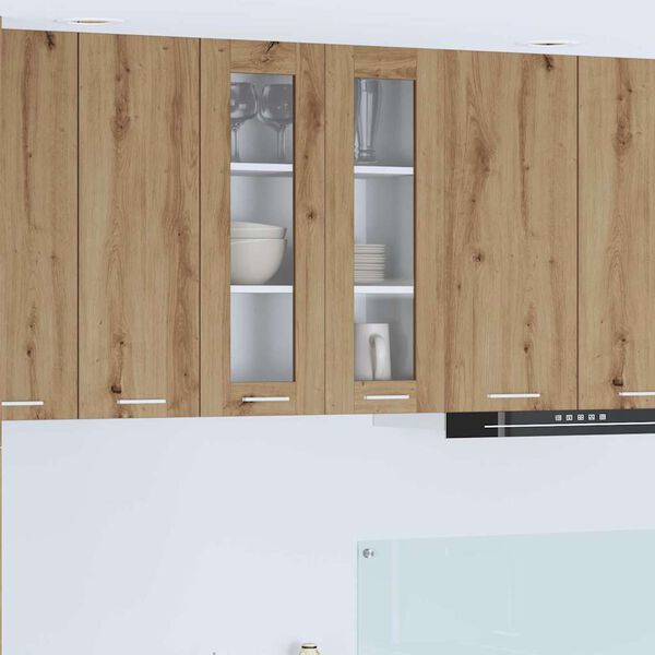 vidaXL Arm&aacute;rio suspenso Riga Carvalho Artesanal 60 x 31 x 80 cm