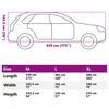 vidaXL Cobertura de carro para SUV tecido-n&atilde;o-tecido M cinzento