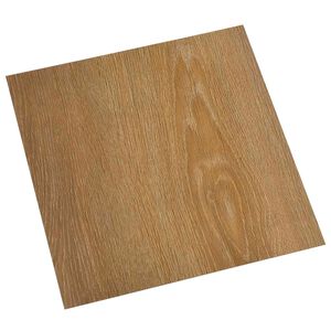vidaXL Pranchas de Piso Castanho 5,11 m&sup2; 55 unid. PVC