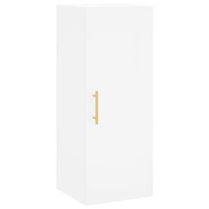 vidaXL Arm&aacute;rio de parede 34,5x34x90 cm branco