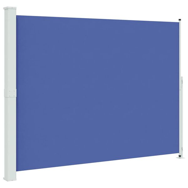 vidaXL Toldo lateral retr&aacute;til para p&aacute;tio 220x300 cm azul