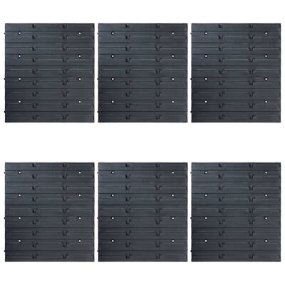 vidaXL 96 pcs Kit caixas arrumação com painéis de parede azul