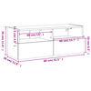 vidaXL M&oacute;vel parede p/ TV 80x30x30 cm derivados madeira cinza cimento