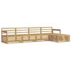 vidaXL Conjunto de Sof&aacute;s para Exterior 5 pcs Branco