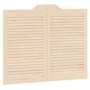 vidaXL Portas de Correr Natural 80 x 50 cm Madeira de Pinho Maci&ccedil;a