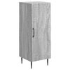 vidaXL Buffet Sonoma Cinzento 33 x 34,5 x 89,5 cm Derivados de Madeira