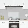vidaXL Painel anti-salpicos cozinha 70x50 cm vidro temp. transparente