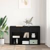 vidaXL Buffet Carvalho Preto 100 x 30 x 59,5 cm Madeira processada
