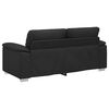vidaXL Sof&aacute; de 2 lugares preto 180x81x84 cm couro sint&eacute;tico