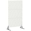 vidaXL Protetor de Privacidade 100 x 50 x 180 cm A&ccedil;o Branco