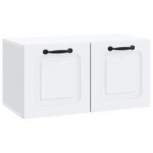 vidaXL Gabinete de TV de Parede Branco 59,5 x 31 x 30 cm