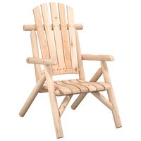 vidaXL Cadeira de jardim 68x86x103 cm madeira de abeto maciça