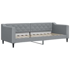 vidaXL Sof&aacute;-cama 80x200 cm tecido cinzento-claro