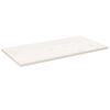 vidaXL Tampo de mesa retangular 110x60x2,5 cm pinho maci&ccedil;o branco