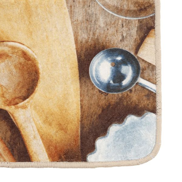 vidaXL Tapete de cozinha lav&aacute;vel 60x180 cm multicor