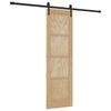 vidaXL Porta Deslizante ORKDAL Natural 61 x 198,5 cm