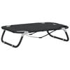 vidaXL Cama para Cachorro 90 x 55 x 18 cm A&ccedil;o Cinzento-claro