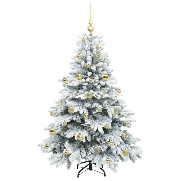 vidaXL &Aacute;rvore de Natal Artificial com 150 LEDs Verde 150 cm PE e PVC