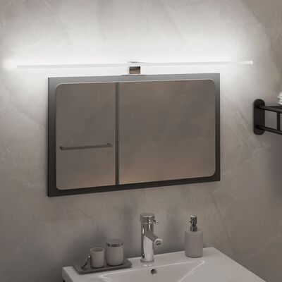 vidaXL Luz LED para espelho 7,5 W 6000 K 80 cm branco frio