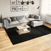 vidaXL Tapete shaggy de pelo alto PAMPLONA 200x280 cm preto