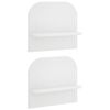 vidaXL Prateleira de Parede 2 unid. Branco 41 x 13.5 x 37.5 cm