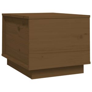 vidaXL Mesa de centro 40x50x35 cm madeira de pinho maci&ccedil;a castanho-mel