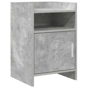 vidaXL Mesas de cabeceira Cinzento Cimento 40 x 36 x 60 cm