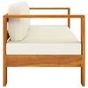 vidaXL Conjunto de lounge de jardim com 8 pe&ccedil;as e almofadas 100x60 cm madeira de ac&aacute;cia