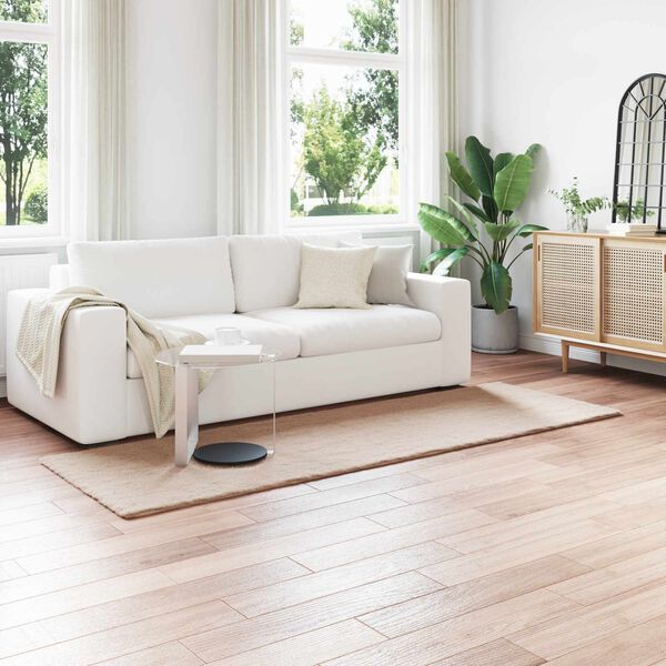 vidaXL Tapete de Pelo Sint&eacute;tico de Coelho Olite Cinzento-acastanhado