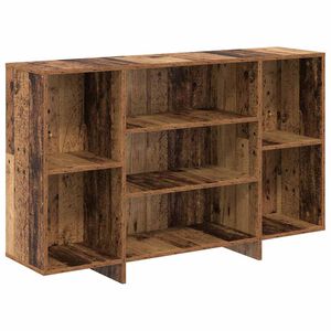 vidaXL Buffet Madeira antiga 120 x 30 x 75 cm Derivados de Madeira
